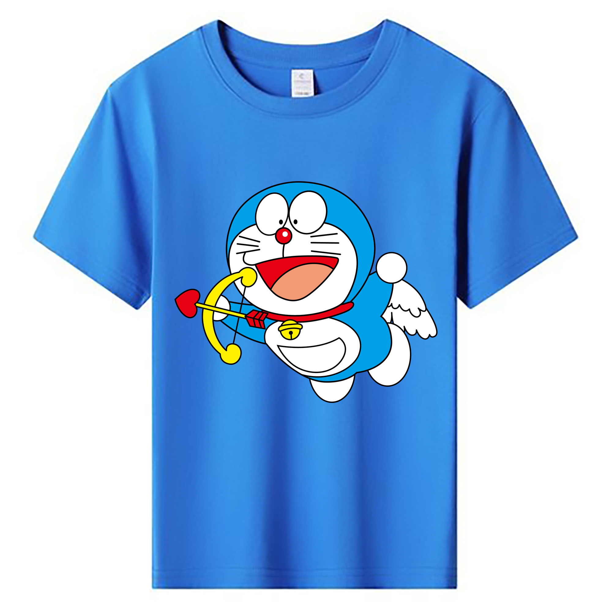 （画像用） ドラえもん Doraemon 綿100％キッズTシャツ（フロントプリント）